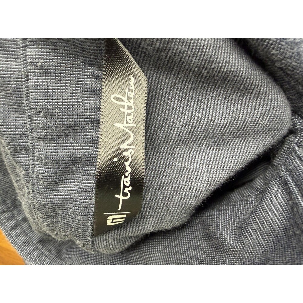 TravisMathew Polo Shirt Mens Large Gray Performance Golf Stretch Casual Soft - Picture 8 of 10